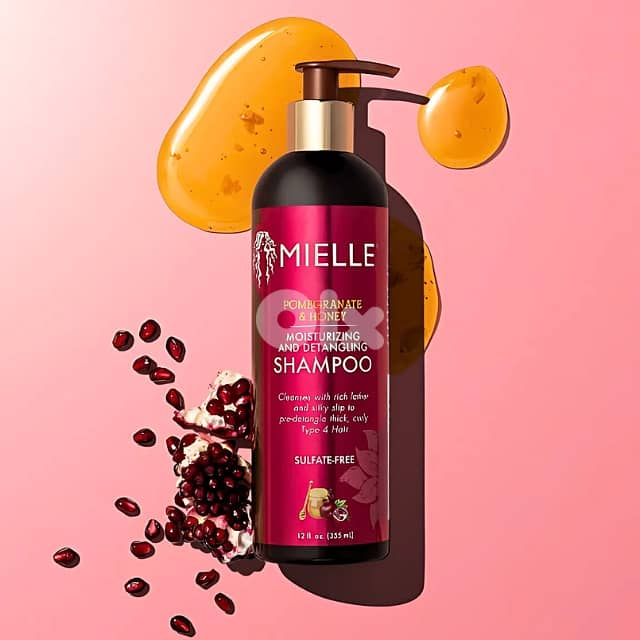 Mielle Moisturizing Shampoo for Soft, Detangled Curly Hair, 355ml 1