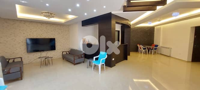شقة فخمة للبيع في برمانا High End Finishing|Garden Floor  In Broummana
