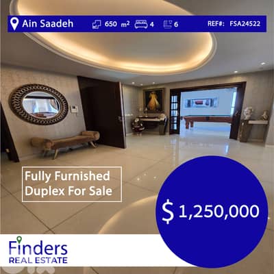 Duplex for sale in Ain Saadeh! دوبلكس للبيع في عين سعادة