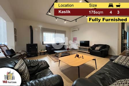 Kaslik 175m2 | New Building | Furnished | Excellent Condition | KH