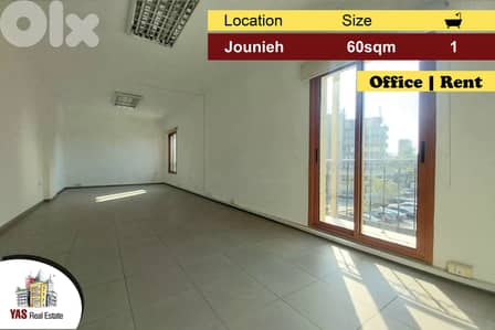 Jounieh 60m2 | Office For Rent | Prime Location | Well Maintained | IV
