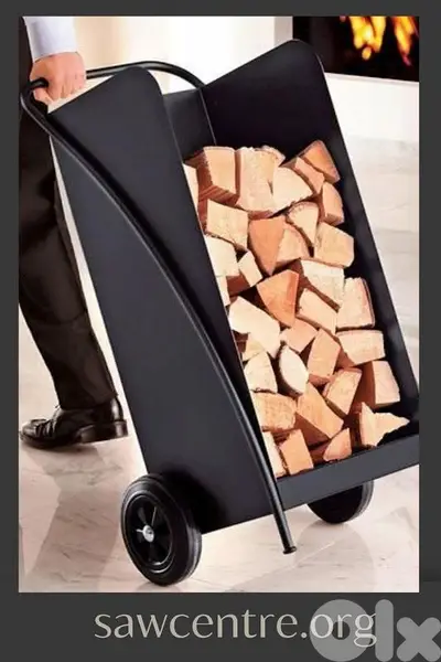 عرباية ستاند حطب stove chimney trolley