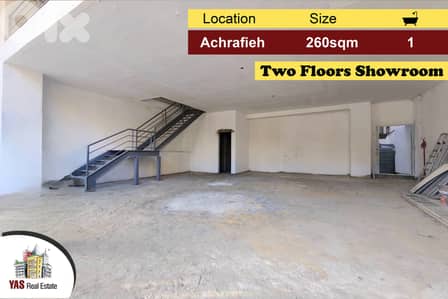 Achrafieh 260m2 | Showroom | Mezzanine | Perfect Investment | AC |