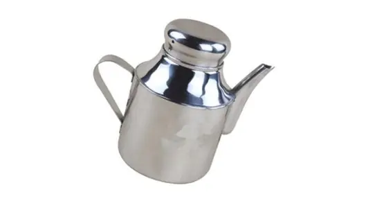 original stainless steel oil or tea pot