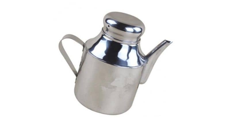 original stainless steel oil or tea pot 0