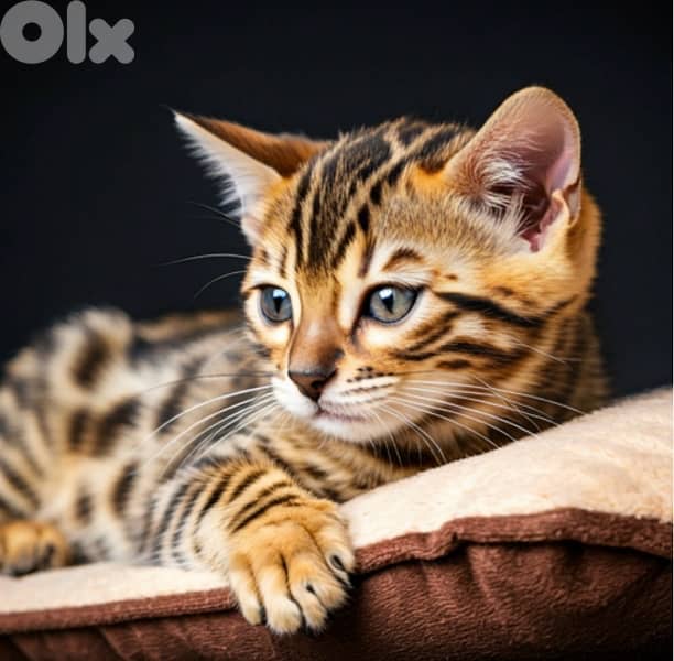 Rare Bengal kitten pure breed Cat Delivery قطط 0