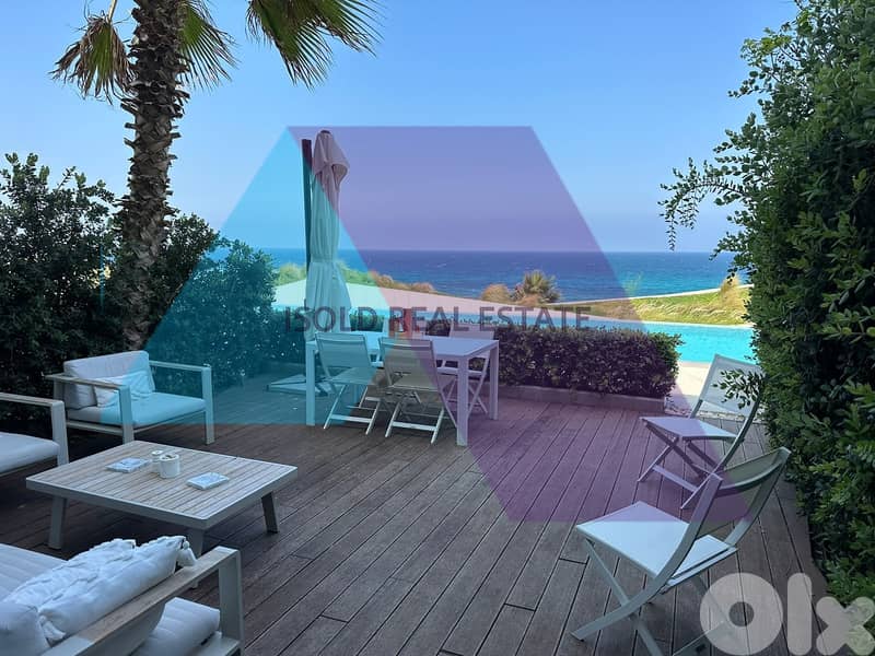 Direct on Pool, 150m2 Chalet+terrace, Marea Resort 4 sale in Batroun 0