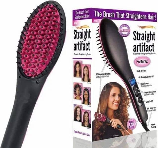 Hair Straightener Brush, 180 C 1