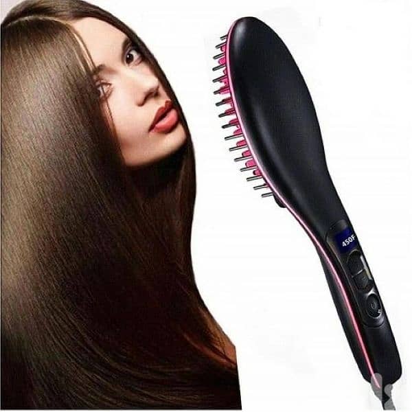 Hair Straightener Brush, 180 C 4