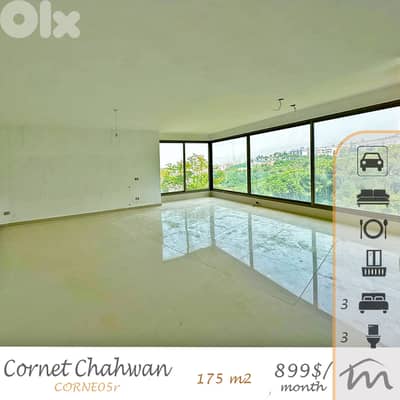 Cornet Chahwan | Brand New 3 Bedrooms Apart | High End | Open Sea View