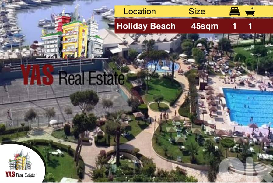 Holiday Beach 45m2 | Well Maintained | Sea View | Chalet | AC | 0