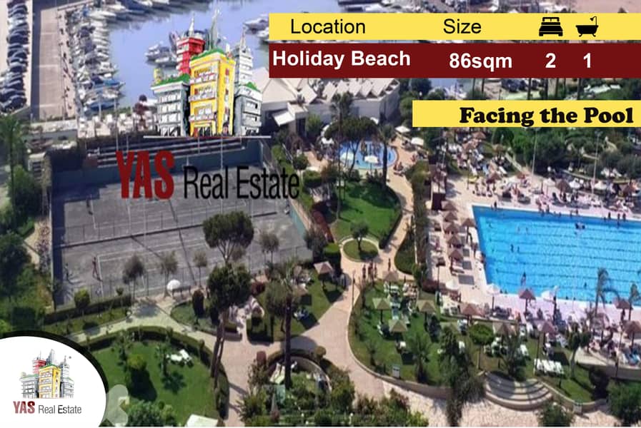 Holiday Beach 86m2 | Excellent Condition | Facing pool | AC | 0