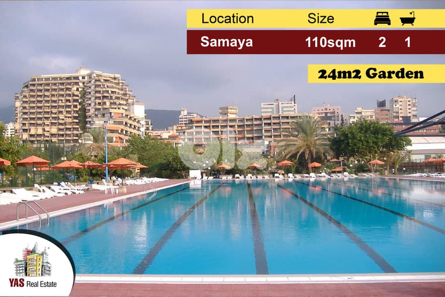 Samaya 110m2 | 24m2 Garden | Well Maintained | Prime Location | AC | 0