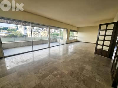235 SQM Apartment in Antelias with a Breathtaking Sea & Mountain View