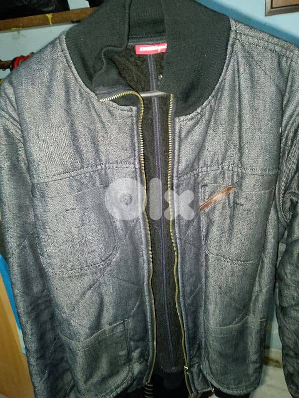 black jacket. 0