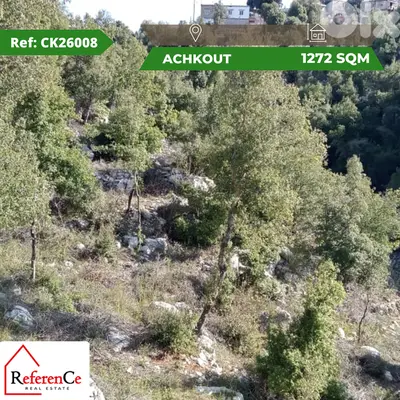 land for sale in Achkout أرض للبيع في عشقوت