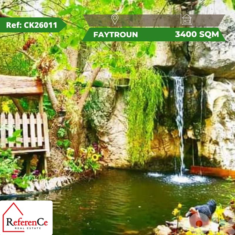 Land with Restaurant in Faytroun ارض مع مطعم في فيطرون - Lands for Sale ...