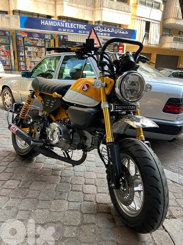 Honda Monkey 125 Cc all after market sport parts added 12