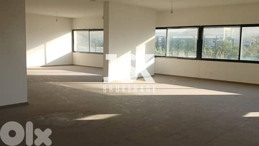 L16542- Office With Terrace For Rent in Dbayeh