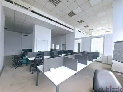 High-Ceiling Spacious Office 600 m² with 24/7 Electricity