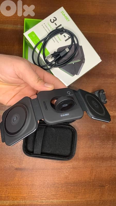 ZUMSEY 3in1 Wireless Charging Station 3