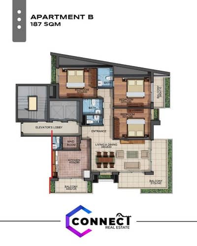 under construction apartment for sale in Ras El nabeh/رأس النبع #MM642