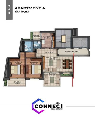 under construction apartment for sale in Ras El nabeh/رأس النبع #MM642