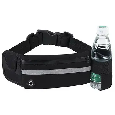 Unisex Running Belt -Black Unisex Running Belt -Black