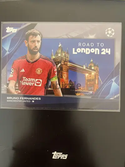 2024 Topps Soccer Trading Card - Machester United Bruno Fernandez
