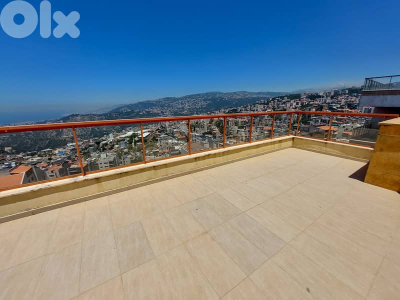 Duplex in Elissar, Metn with Full Panoramic Sea and Mountain View 0