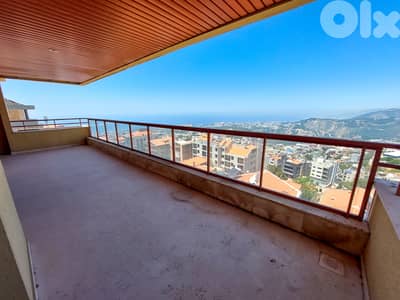 Duplex in Elissar, Metn with Full Panoramic Sea and Mountain View
