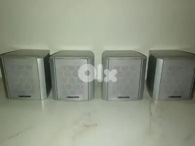 5 Sansui satellite speakers for home theater systems