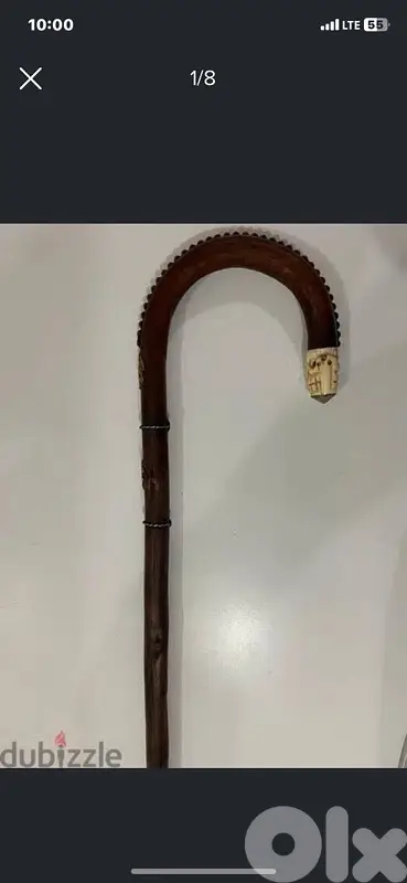 rare 19th century Scottish gents walking stick