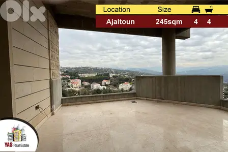 Ajaltoun 245m2 | Private street | Panoramic View | Luxurious |Catch|AC
