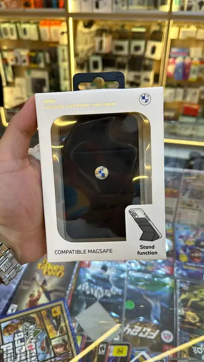 BMW magnetic card holder with stand