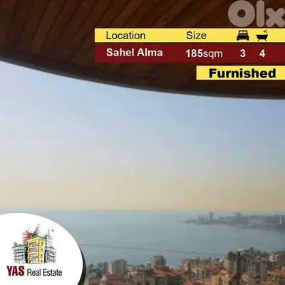 Sahel Alma 185m2 | Furnished | Renovated | Luxury | IV |