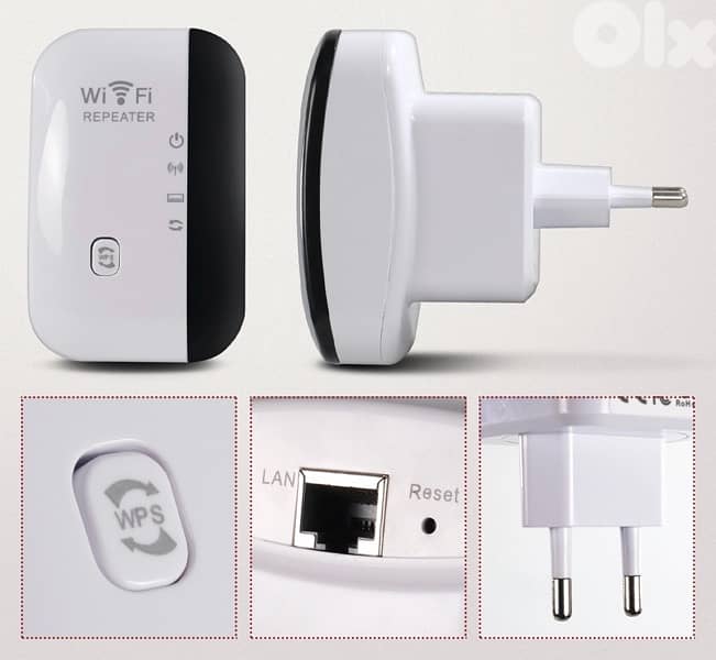 WiFi Range Extender - Internet Booster & Wireless Signal Repeater 1