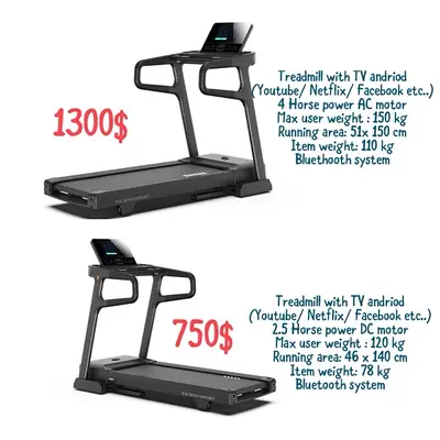 Treadmill tv wifi