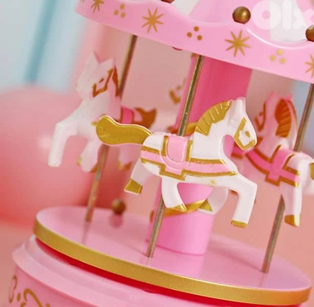 unicorn musical rotating carouselle 3