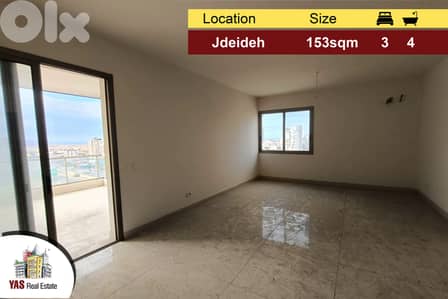 Jdeideh 153m2 | Well Maintained | New | Accessible | AA/AMK |