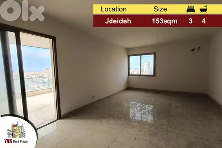 Jdeideh 153m2 | Well Maintained | New | Accessible | AA/AMK |
