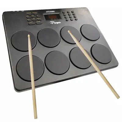 Digital Electronic 8 Pads Drum Set Compact Size Drum Set with Drumsti Digital Electronic 8 Pads Drum Set Compact Size Drum Set with Drumsti