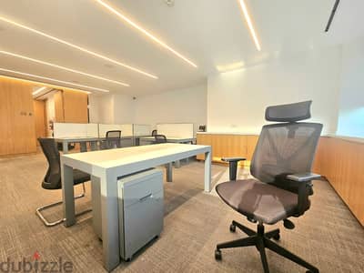 AH-HKL-293 Brand New Furnished Office in a Prime Location | Achrafieh