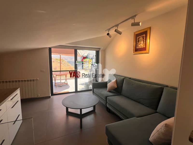 Zaarour Club 120m2 | Duplex Chalet | Furnished | Luxury | PA 8