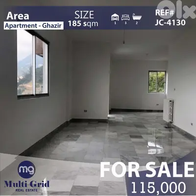 JC-4130 / Apartment for Sale in Ghazir, شقة للبيع في غزير JC-4130 / Apartment for Sale in Ghazir, شقة للبيع في غزير
