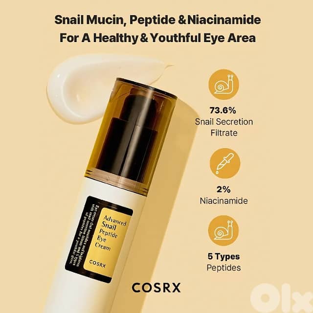 COSRX Under Eye Cream for Dark Circles, Puffiness – 25ml 2