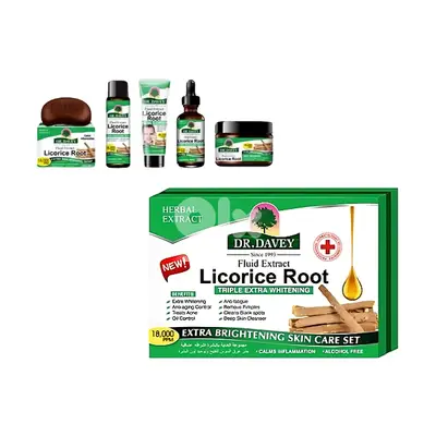 Dr. Davey Skin Brightening Set | 5-in-1 with Licorice Root Extract