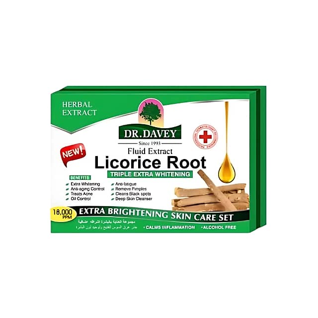 Dr. Davey Skin Brightening Set | 5-in-1 with Licorice Root Extract 8