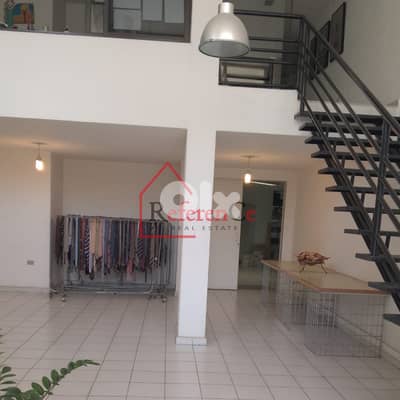 Duplex furnished shop in Jiser el bacha محل دوبلكس مفروش في جسر الباشا