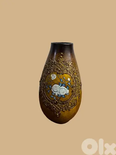 Floral Embossed Vase